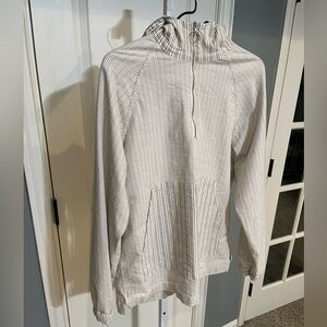 Zara Size Medium Zip Up Pin Striped Jacket